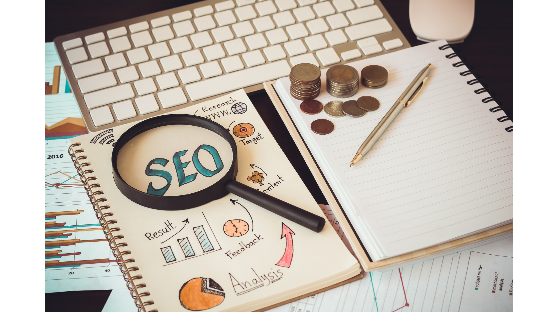 An image depicting a person writing persuasive content