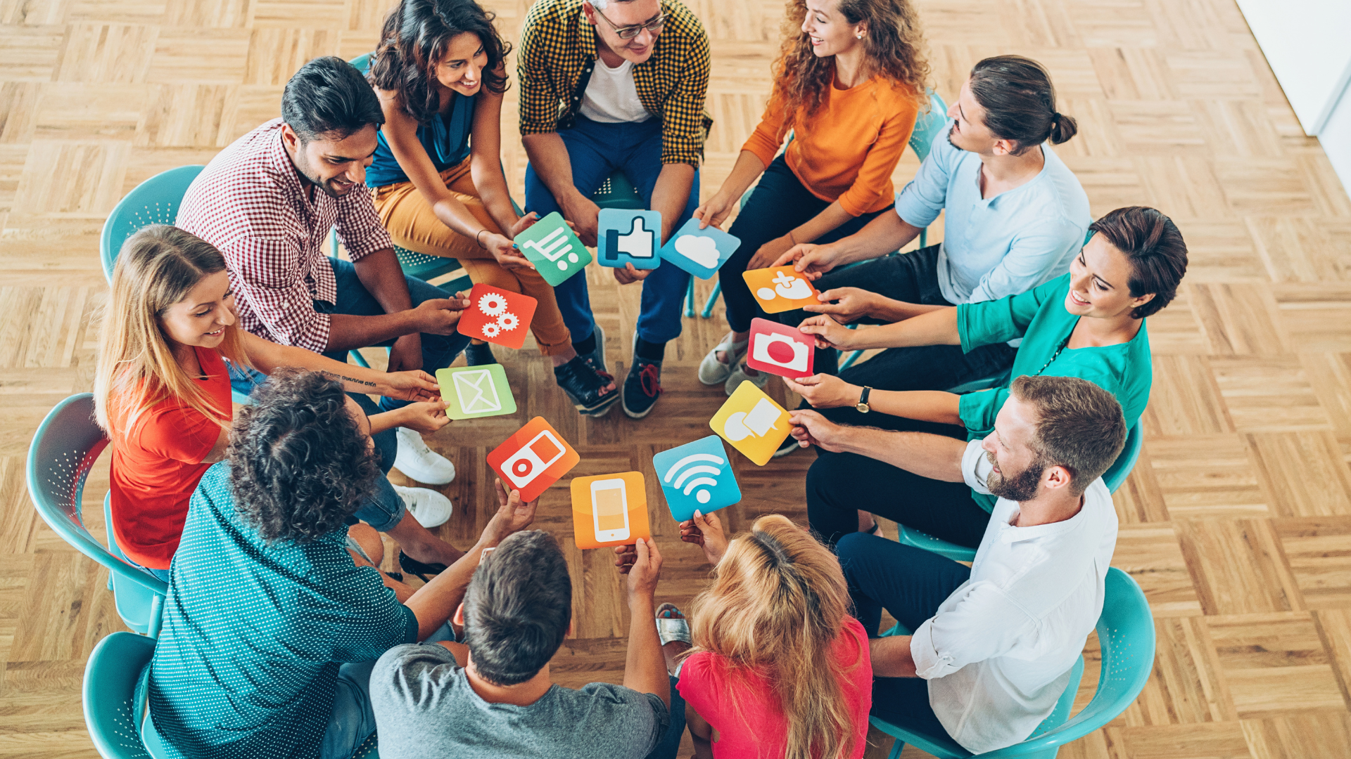 An image representing a diverse group of people, symbolizing understanding the target audience